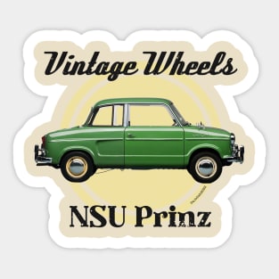 Vintage Wheels - NSU Prinz Sticker